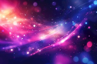 梦幻炫彩星空背景图