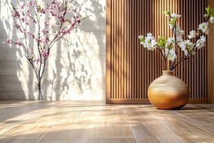 室内春日景致 花瓶与繁花