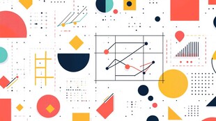 几何抽象艺术图案设计