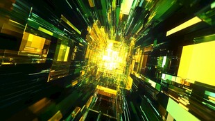 科技流光通道未来感画面