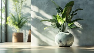 室内绿植装点温馨空间