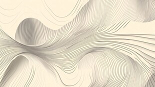 简约线条波浪抽象背景图