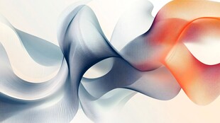 动感炫彩流体抽象艺术图案