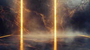 梦幻光效神秘空间场景