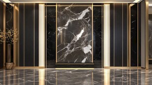 豪华大理石风格室内玄关