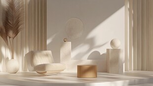 简约现代风室内家居场景