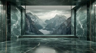 室内外山水景观梦幻空间