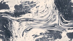 黑白水墨风抽象纹理图案