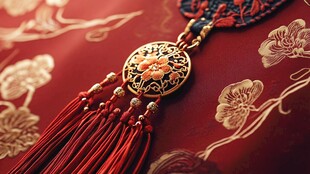 中式古风精美流苏配饰