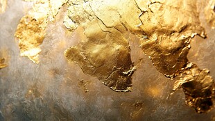 金色纹理艺术效果特写