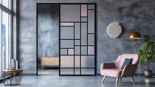 现代简约风室内隔断装饰