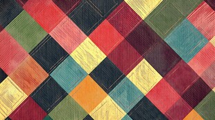 多彩方格拼接纹理背景