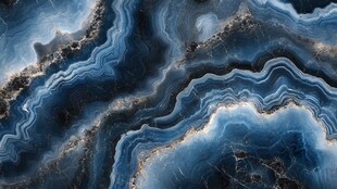 蓝纹玛瑙纹理艺术图案