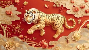 金虎贺岁 祥瑞迎春