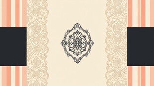 复古花纹装饰背景图