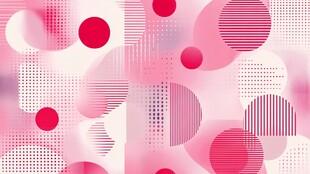 粉色几何图案背景