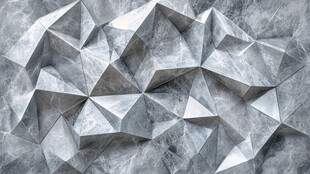 几何立体灰色大理石墙面