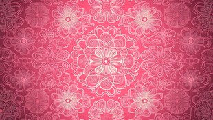 粉色花卉图案背景纹理