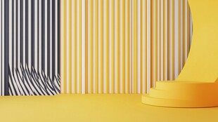 黄黑条纹背景展示空间