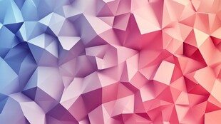 多彩多边形几何抽象背景
