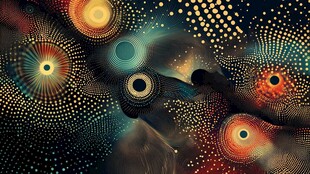 梦幻抽象几何图案艺术世界