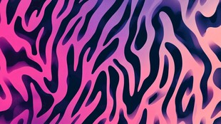 梦幻渐变斑马纹图案