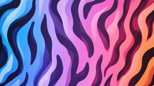 多彩波纹图案纹理背景