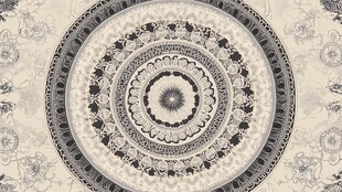 曼陀罗花纹图案设计素材