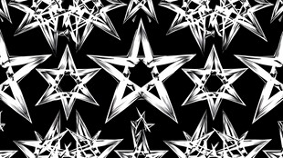 黑白星形几何图案纹理