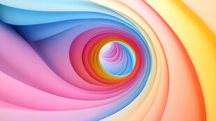 梦幻彩色螺旋纹理图案