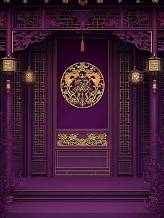 紫韵中式古风华丽门庭
