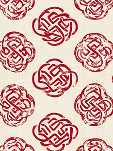 中式传统福字纹底纹图案