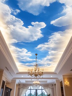 室内天空吊顶梦幻场景