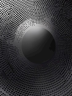 黑色半调点状抽象背景图