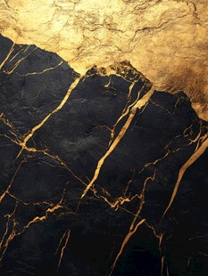 黑金大理石纹理奢华背景