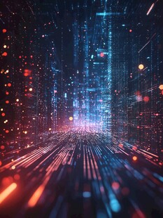 未来数字空间科技景象