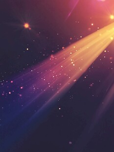 梦幻光束星空背景图