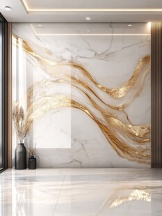 奢华大理石金纹艺术背景墙