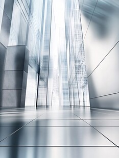 未来感都市建筑空间景象