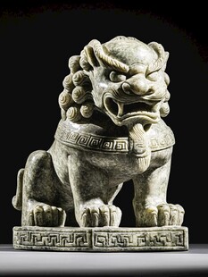 中式石狮子雕塑