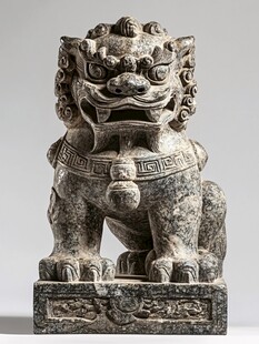 石狮子雕像 古朴威严造型
