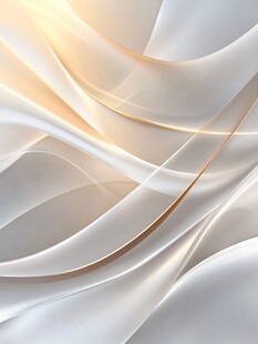 梦幻流光白色动感线条背景