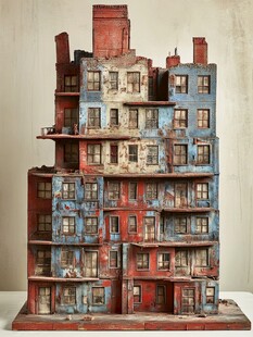 老旧居民楼立体模型展示