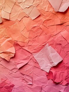 多彩褶皱纸张纹理背景