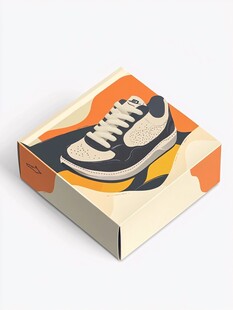 时尚运动鞋包装盒设计