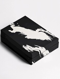 黑白泼墨风创意礼品盒