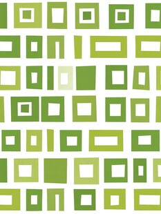绿色方块几何图案背景