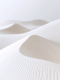 白色沙丘纹理艺术特写