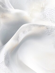 白色动态点线波浪纹理背景