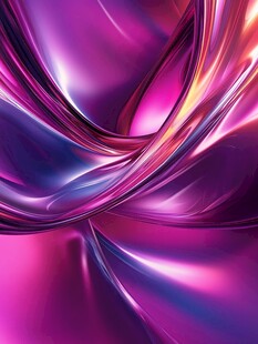 炫彩流动的幻彩金属纹理